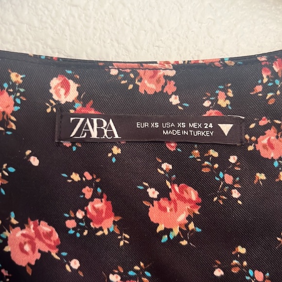Zara floral mini dress, NWOT - Picture 2 of 7